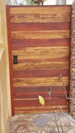 CUSTOM MADE CLEAR REDWOOD HORIZONTAL